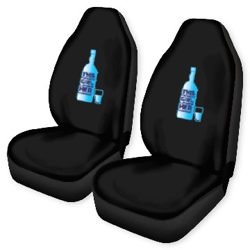 Discover this polish girl loves her vodka Car Seat Covers