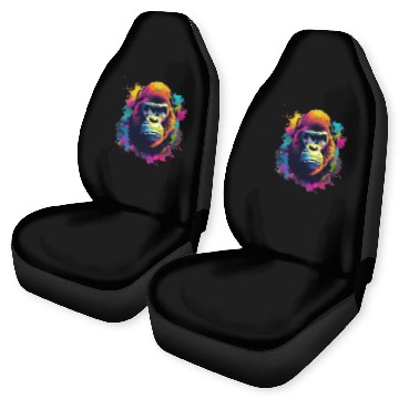 Discover Gorilla headphone Car Seat Covers