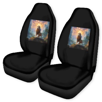 Discover Celestial Lion King Art Print 144 Starseed Car Seat Covers