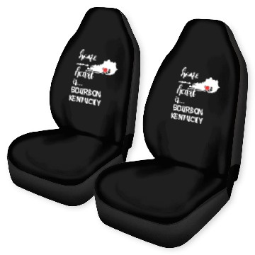 Discover Bourbon County Kentucky Is Where My Heart Is Gift Car Seat Covers