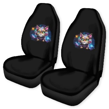 Discover Fantasy Cheshire Cat Smile, Alice in Wonderland Car Seat Covers