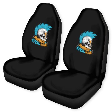 Discover Punk's still alive - gift skull punk rock man teen Car Seat Covers