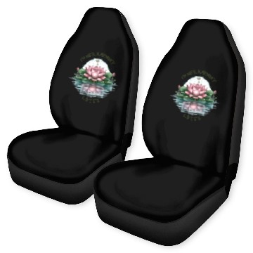 Discover Inner Harmony Lotus - Serene Water & Flower Design Car Seat Covers
