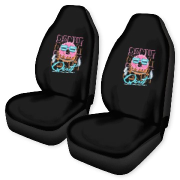 Discover Fitness Donut Funny Donut Gym Car Seat Covers