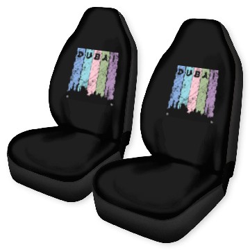 Discover Dubai Love City Car Seat Covers