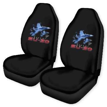 Discover Sukhoi SU-30 Flanker Russian Fighterjet Car Seat Covers
