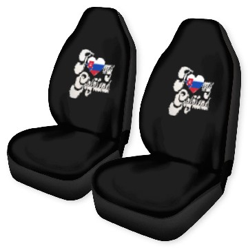 Discover SlovakiaI Love My Slovak Girlfriend Car Seat Covers