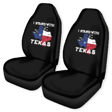 Discover I stand with Texas! Car Seat Covers