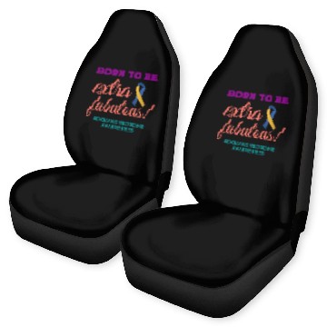 Discover Down Syndrome Awareness Extra Fabulous Car Seat Covers