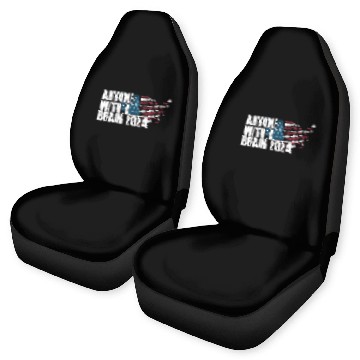 Discover 2024 Brain Vote Democracy Anti-Trump Car Seat Covers