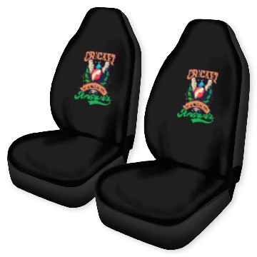 Discover Cricket Player Cricket Is Answer Car Seat Covers