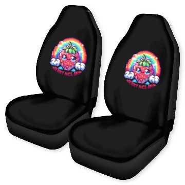 Discover Cute Strawberry, Strawberry Lover, Rainbow Berry Car Seat Covers