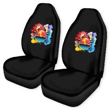 Discover Color splash zodiac: Cancer Car Seat Covers