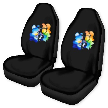 Discover Color splash zodiac: Sagittarius Car Seat Covers