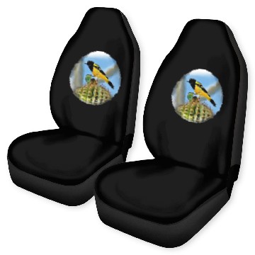 Discover Life In a Bubble Collection-Domed Bird in Glass Car Seat Covers
