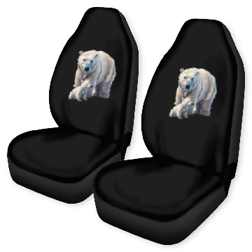 Discover Great Thaw: Melting Glaciers & Polar Bears Car Seat Covers