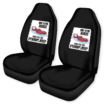 Discover Hydroplane Racing Adventure: Leave Roads Behind! Car Seat Covers