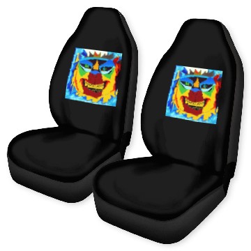 Discover abstract lion Car Seat Covers