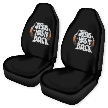 Discover Jesus Has My Back 23 Car Seat Covers