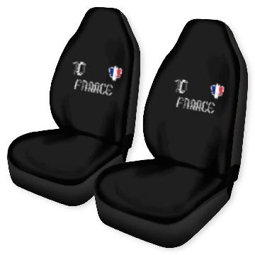 Discover France Car Seat Covers