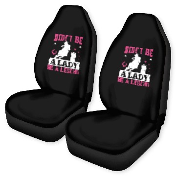 Discover Lady Legend Horse Riding Barrel Racing Car Seat Covers