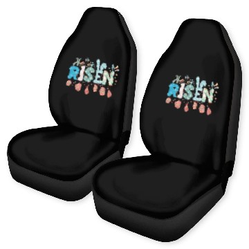 Discover He Is Risen Easter Celebration Theme Car Seat Covers