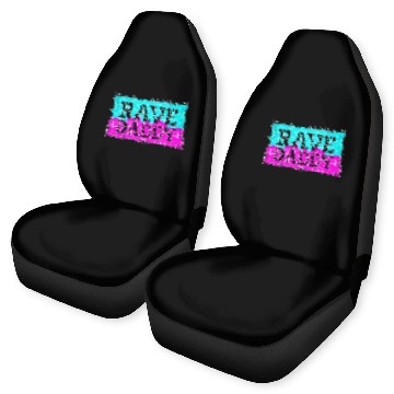 Discover Rave Daddy EDM Techno Music Raver Party Festival Car Seat Covers