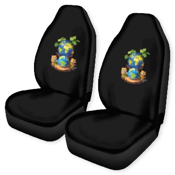 Discover Earth Day Car Seat Covers