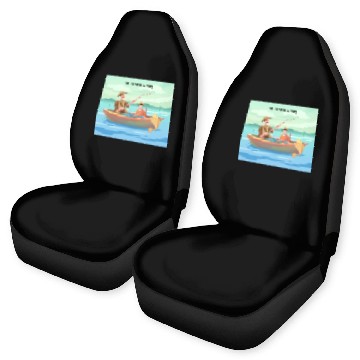 Discover Fishing Adventure Design Car Seat Covers