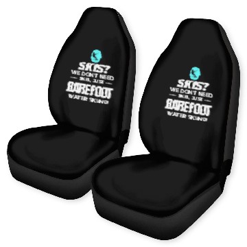 Discover Barefoot Water Skiing Extreme Sports Barefooting Car Seat Covers