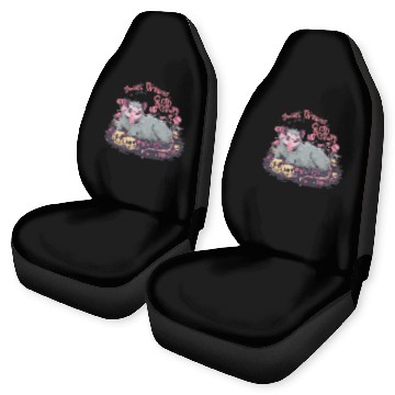 Discover sweet dreams goth possum Street Cats Squad Car Seat Covers