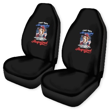 Discover 4th Of July Baseball Proud American No Aproval Car Seat Covers