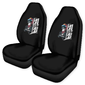 Discover Live Life Like It's The Last Lap Car Racing Quotes Car Seat Covers