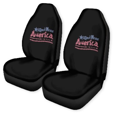 Discover God Bless America Lovers Independence Car Seat Covers