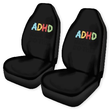 Discover Embrace Neurodiversity Celebrate Adhd Awareness Car Seat Covers