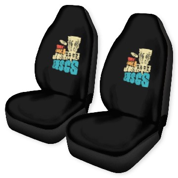 Discover No Little Balls Just Big Discs Frisbee Disc Golf Car Seat Covers