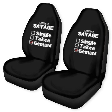 Discover Zodiac Single Taken Gemini Car Seat Covers