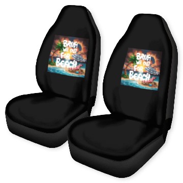 Discover Bruh We Out For Beach end of school year teacher Car Seat Covers