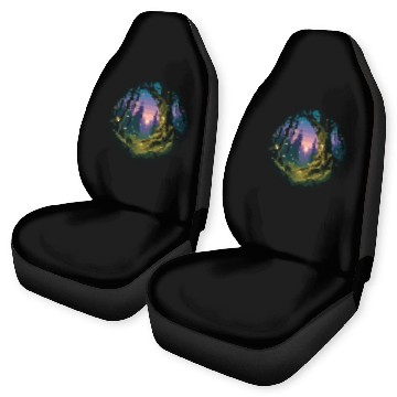Discover Enchanted Forest: Mystical Twilight Car Seat Covers