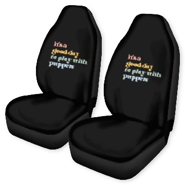 Discover It's a Good Day to Play with Puppets Car Seat Covers