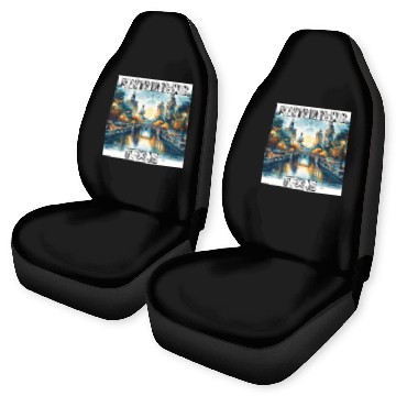 Discover San Antonio Riverwalk Car Seat Covers