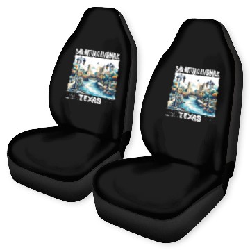 Discover San Antonio Riverwalk Car Seat Covers