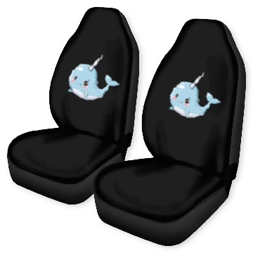 Discover Adorable Narwhal Fantasy Encounter Car Seat Covers
