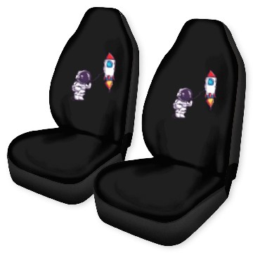 Discover play with rocket balloon Car Seat Covers