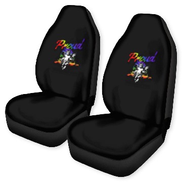 Discover Love Is Love Pride Colors Of Rainbow Equality fun Car Seat Covers