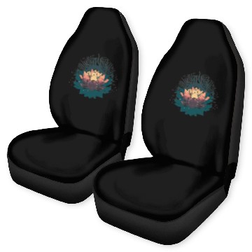 Discover Radiant Lotus: Embrace Optimism and Happiness Car Seat Covers