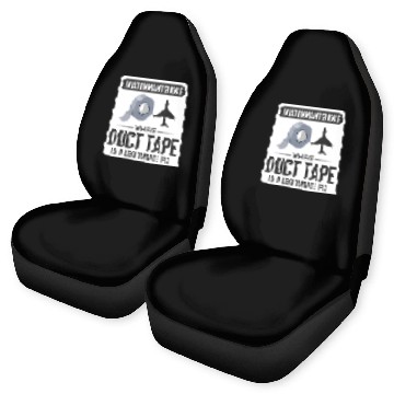 Discover Aircraft Mechanic Aviation Technician Duct Tape Car Seat Covers