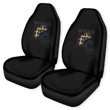 Discover Dare to be Yourself LGBTQ Proud Ally Skull Pride Car Seat Covers