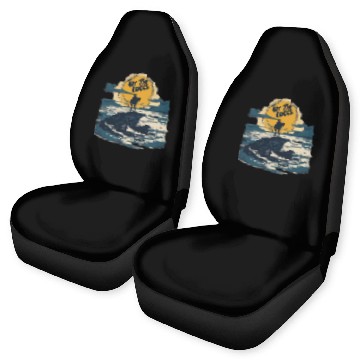 Discover On The Rocks Surfing Car Seat Covers