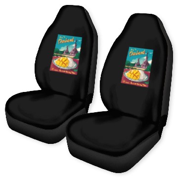 Discover Funny Vintage Travel Thailand Humor Retro Graphic Car Seat Covers